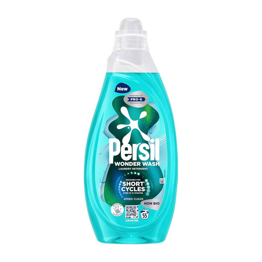 Persil Wonder Wash Non-Bio Laundry Liquid Detergent 55w