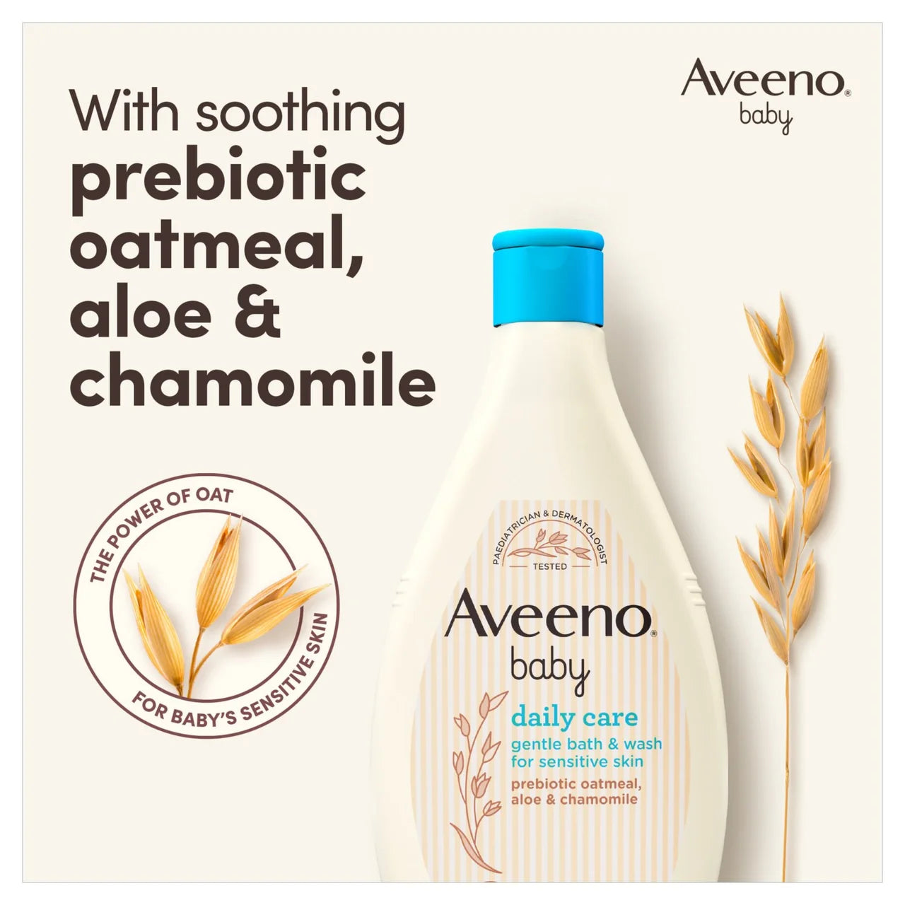 Aveeno Baby Daily Care Gentle Bath & Wash For Sensitive SKin 400ml