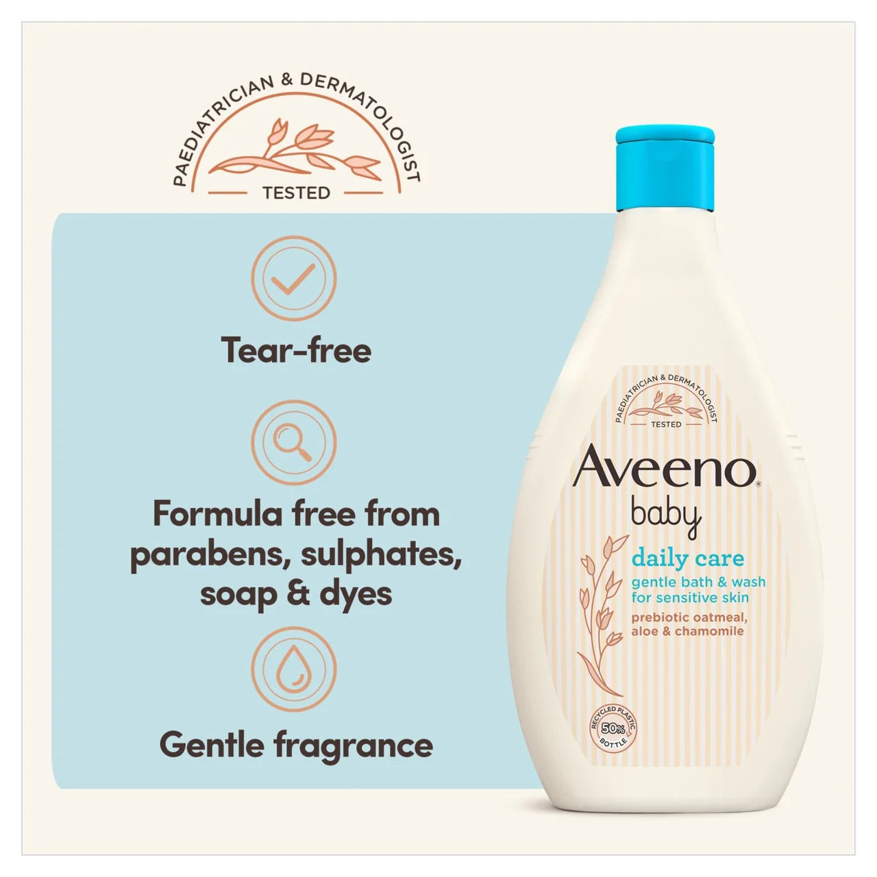 Aveeno Baby Daily Care Gentle Bath & Wash For Sensitive SKin 400ml
