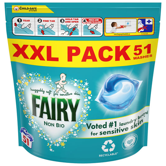 Fairy Non Biological Washing Pods 51 Washes
