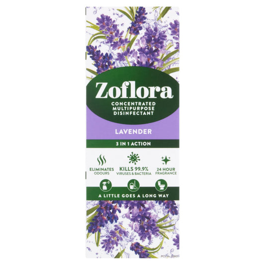 Zoflora Concentrated Multipurpose Disinfectant Lavender, 120ml