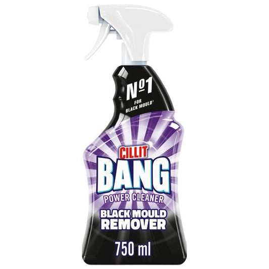 Cillit Bang Power Cleaner Black Mould Remover Spray 750 Ml