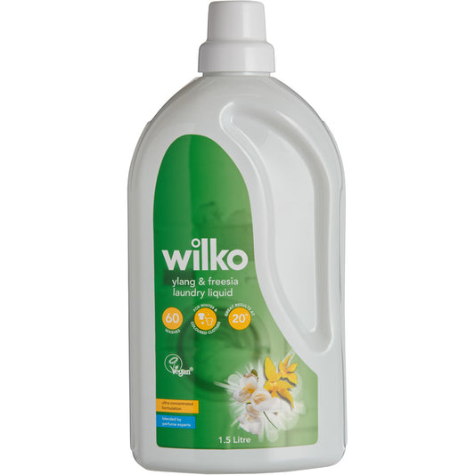 Wilko Biological Exotic Ylang and Freesia Laundry Liquid 60 Washes 1.5L