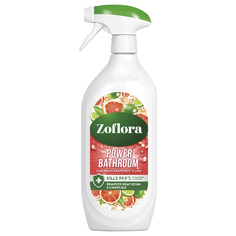 Zoflora Caribbean Grapefruits And Lime Bathroom Cleaner 800ml