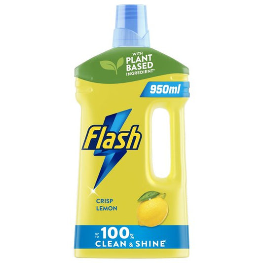Flash All Purpose Crisp Lemon Floor Cleaner 950Ml