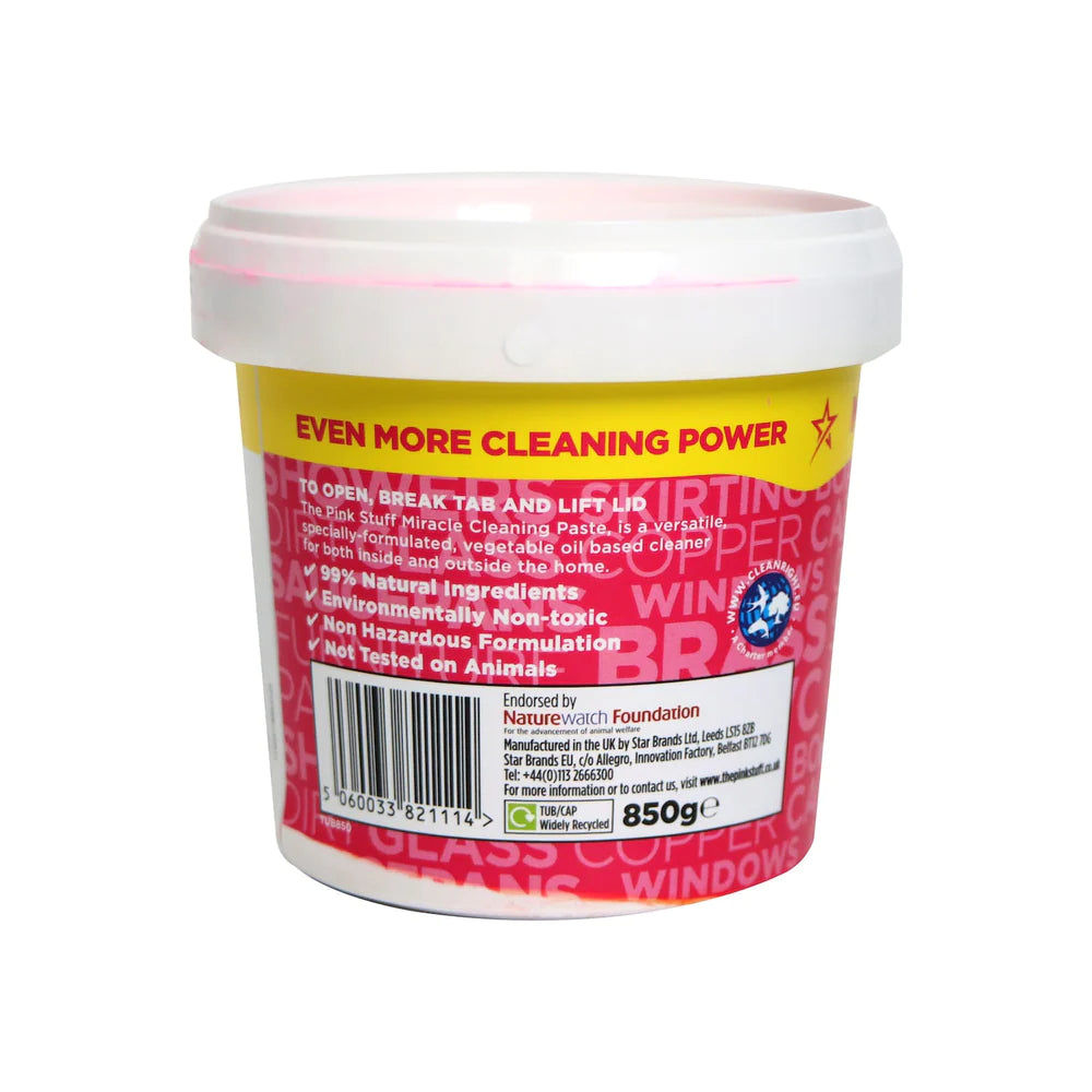THE PINK STUFF The Miracle Cleaning Paste 850g – Reboot Home Households