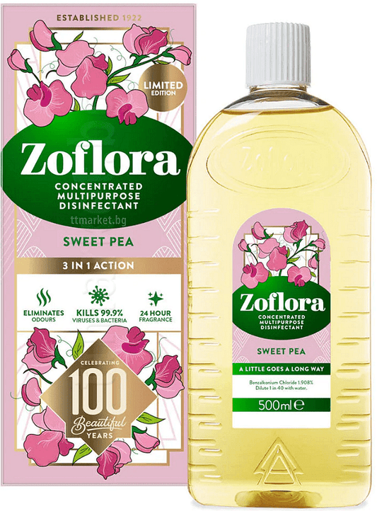 Zoflora Sweetpea Multipurpose Concentrated Disinfectant 500ml