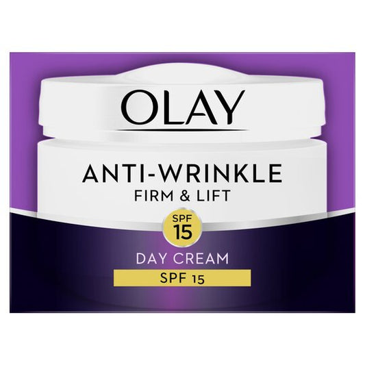 Olay Anti Wrinkle SPF 15 Firm & Lift Moisturiser Day Cream  50Ml