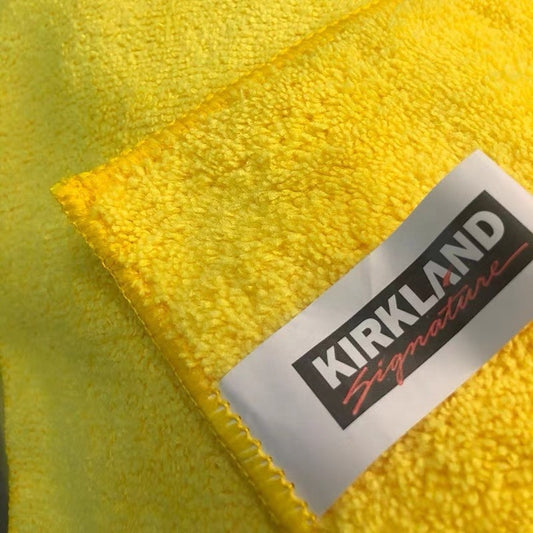 Kirkland Signature Ultra Plush Microfiber Towel, Yellow